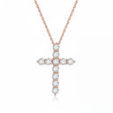 The Classic Diamond Cross Pendant - SparkLab Gems