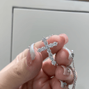 The Classic Diamond Cross Pendant - SparkLab Gems