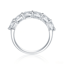 The Classic Emerald Cut Band - SparkLab Gems