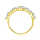 The Classic Emerald Cut Band - SparkLab Gems