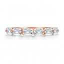 The Classic Emerald Cut Band - SparkLab Gems