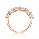 The Classic Emerald Cut Band - SparkLab Gems