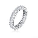 The Classic Emerald Eternity Band - SparkLab Gems