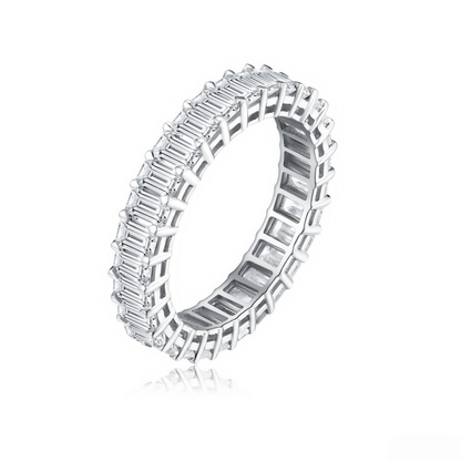 The Classic Emerald Eternity Band - SparkLab Gems