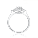 The Classic Oval Trilogy Ring - SparkLab Gems