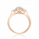 The Classic Oval Trilogy Ring - SparkLab Gems