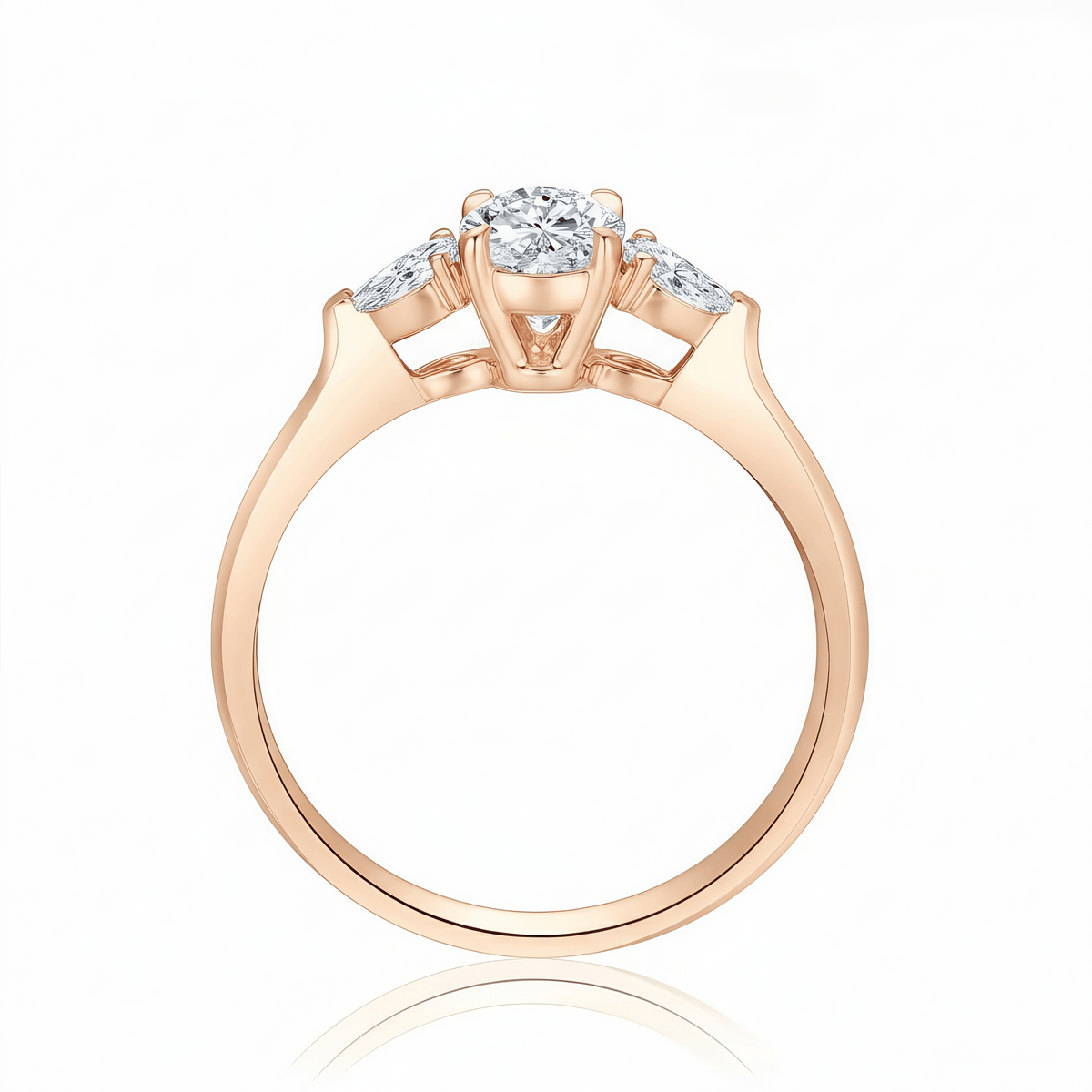 The Classic Oval Trilogy Ring - SparkLab Gems