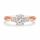 The Classic Oval Trilogy Ring - SparkLab Gems