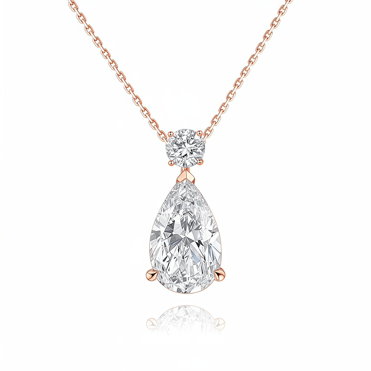 The Classic Pear Drop Pendant - SparkLab Gems