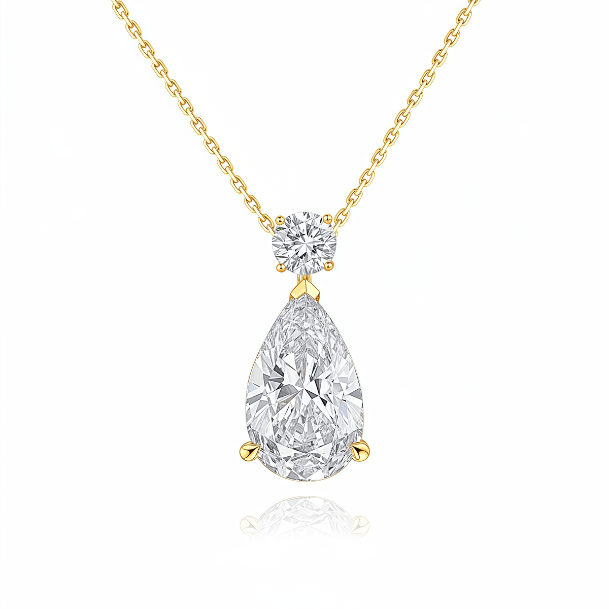 The Classic Pear Drop Pendant - SparkLab Gems