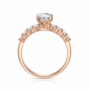 The Classic Round Pave Engagement Ring - SparkLab Gems