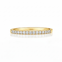 The Classic Shared - Prong Half Eternity Band - SparkLab Gems