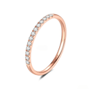 The Classic Shared - Prong Half Eternity Band - SparkLab Gems
