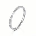 The Diamond Bow - Tie Ring - SparkLab Gems