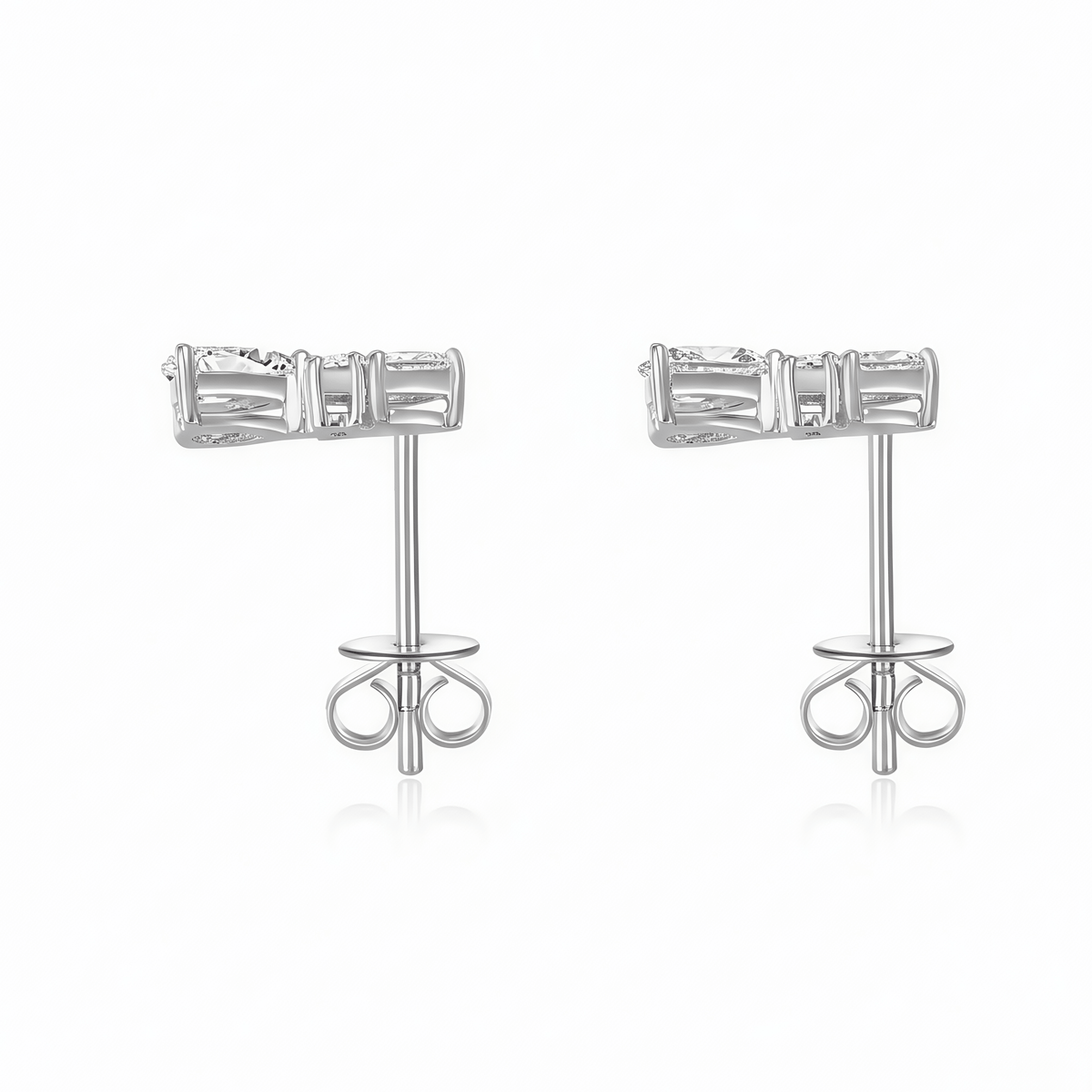 The Diamond Cascade Drop Earrings - SparkLab Gems