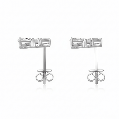 The Diamond Cascade Drop Earrings - SparkLab Gems