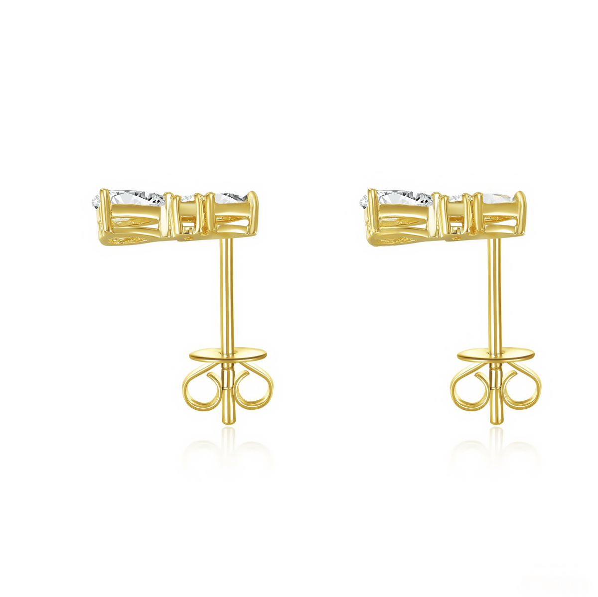 The Diamond Cascade Drop Earrings - SparkLab Gems