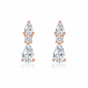 The Diamond Cascade Drop Earrings - SparkLab Gems