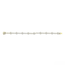 The Diamond Floral Station Bracelet - SparkLab Gems