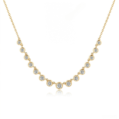The Diamond Smile Necklace - SparkLab Gems