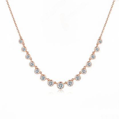 The Diamond Smile Necklace - SparkLab Gems