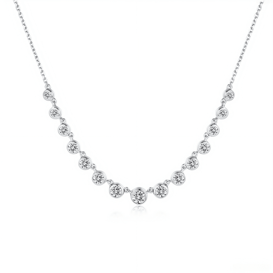 The Diamond Smile Necklace - SparkLab Gems