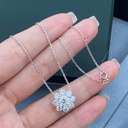 The Diamond Sunflower Necklace - SparkLab Gems