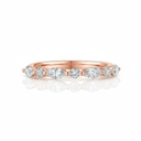 The Diamond Vine Wedding Band - SparkLab Gems