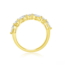 The Diamond Vine Wedding Band - SparkLab Gems