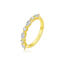 The Diamond Vine Wedding Band - SparkLab Gems