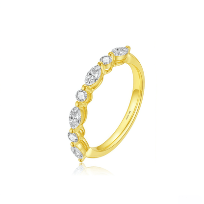 The Diamond Vine Wedding Band - SparkLab Gems
