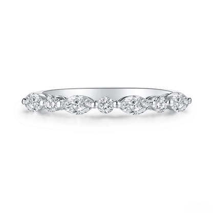 The Diamond Vine Wedding Band - SparkLab Gems