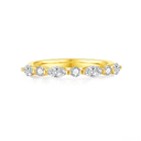 The Diamond Vine Wedding Band - SparkLab Gems
