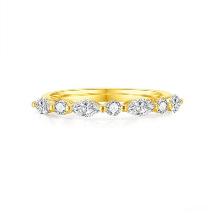 The Diamond Vine Wedding Band - SparkLab Gems