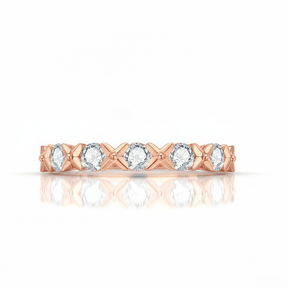The Diamond XOXO Band - SparkLab Gems