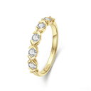 The Diamond XOXO Band - SparkLab Gems