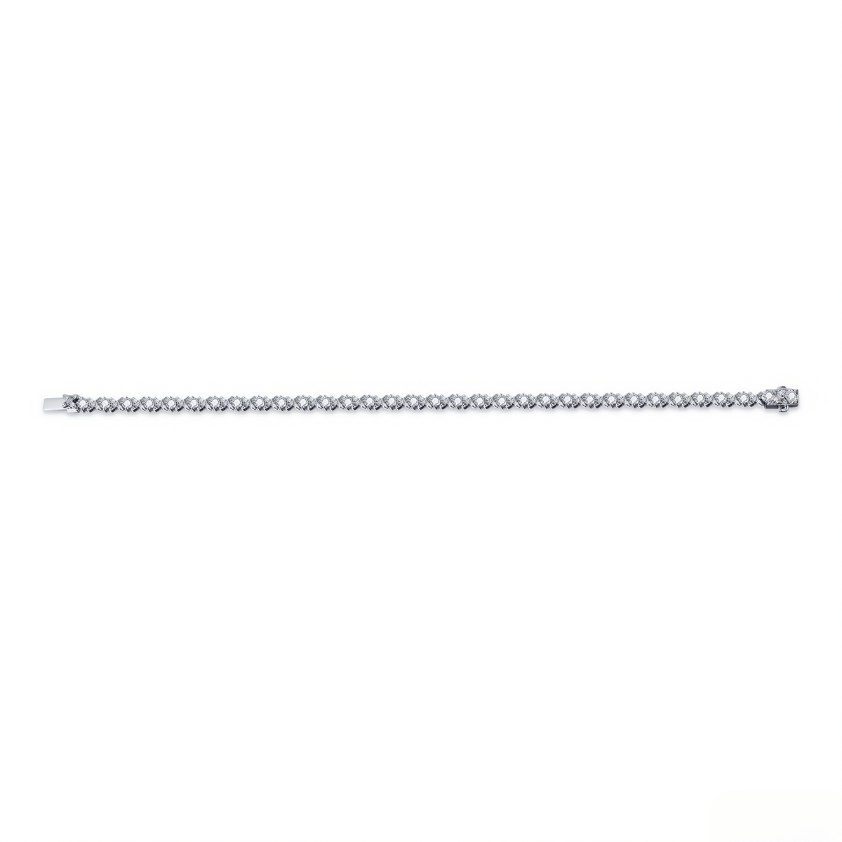 The Diamond XOXO Bracelet - SparkLab Gems