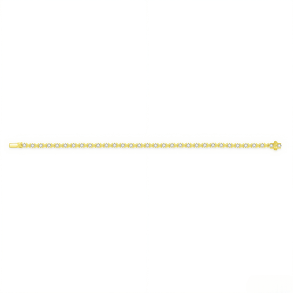 The Diamond XOXO Bracelet - SparkLab Gems