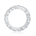 The Emerald Cut Eternity Band - SparkLab Gems