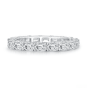 The Emerald Cut Eternity Band - SparkLab Gems