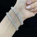 The Emerald Cut Tennis Bracelet - SparkLab Gems