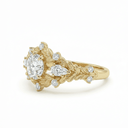 The Enchanted Garden Diamond Ring - SparkLab Gems
