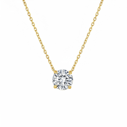 The Essential Solitaire Necklace - SparkLab Gems