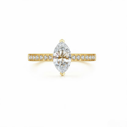 The Evelyn Marquise Ring - SparkLab Gems