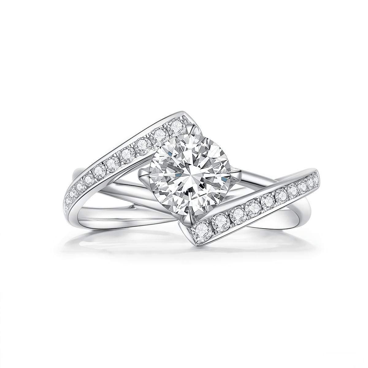 The Geometric Bypass Ring - SparkLab Gems