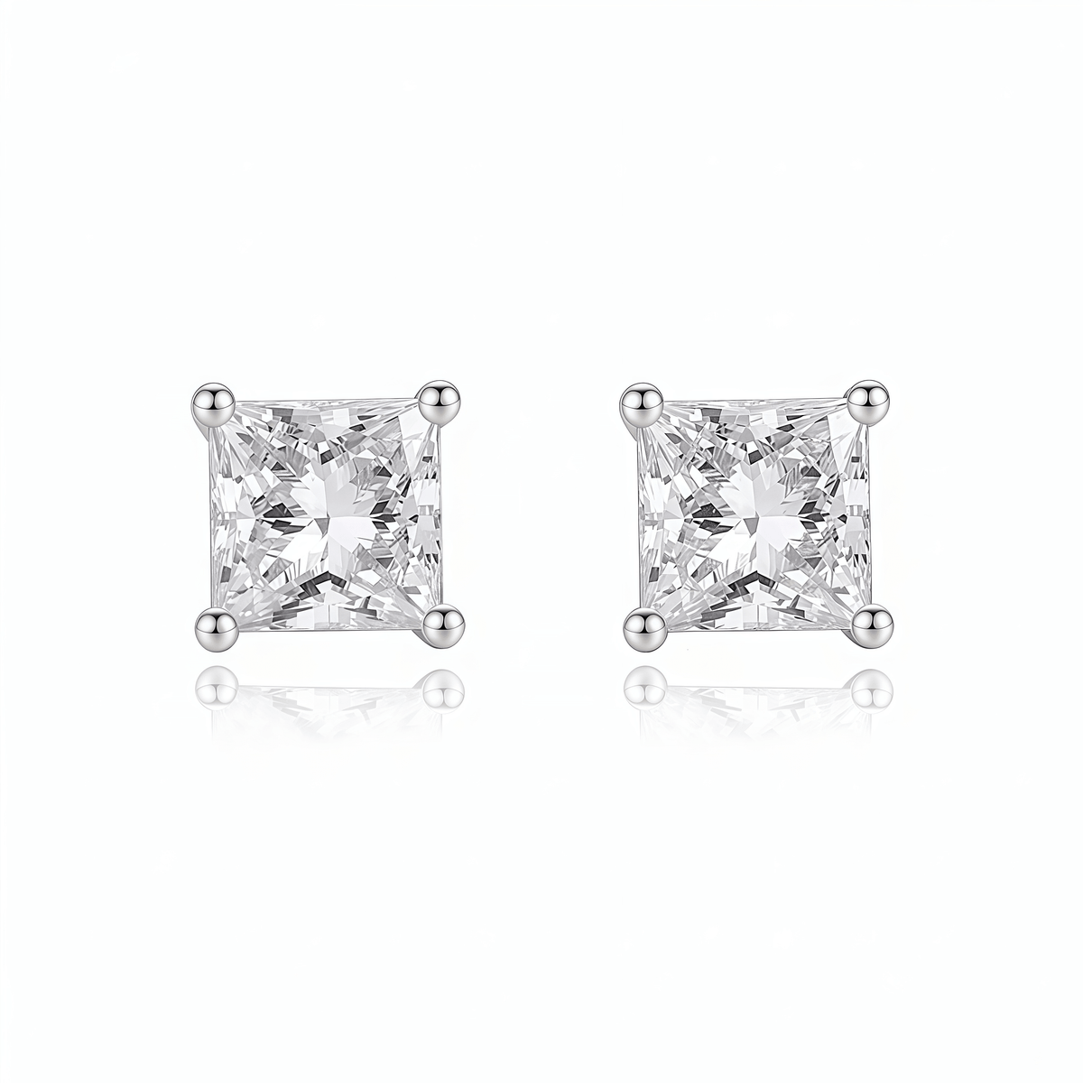 The Geometric Princess Earrings - SparkLab Gems