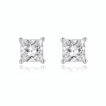 The Geometric Princess Earrings - SparkLab Gems