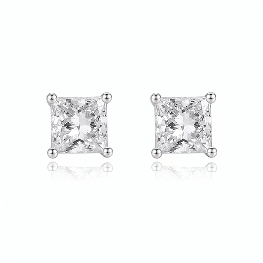 The Geometric Princess Earrings - SparkLab Gems
