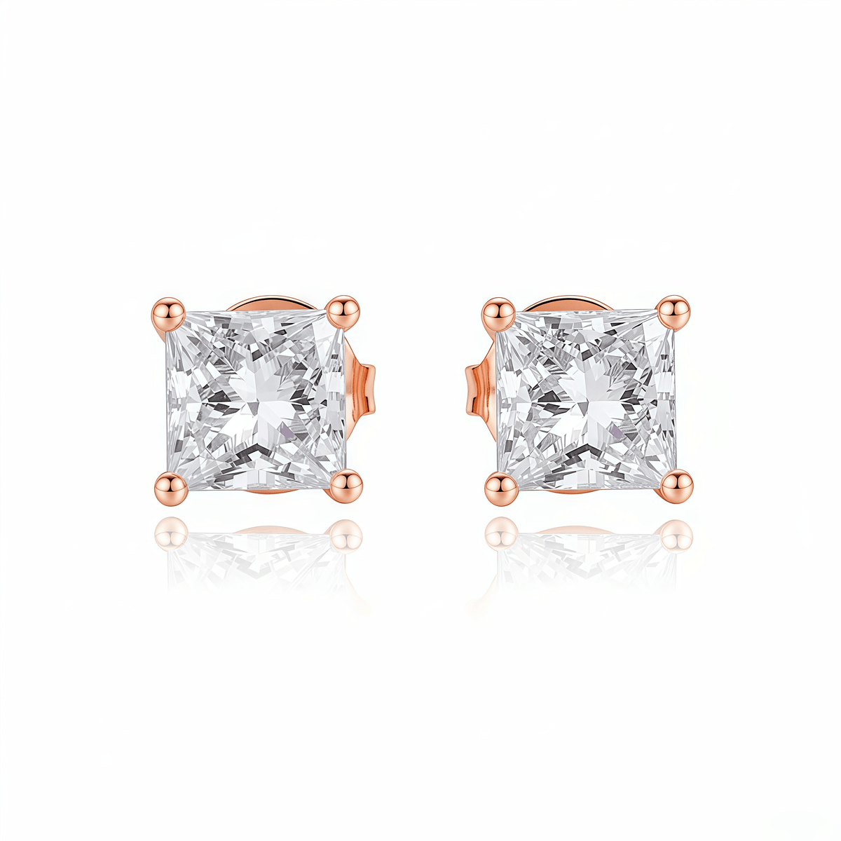 The Geometric Princess Earrings - SparkLab Gems