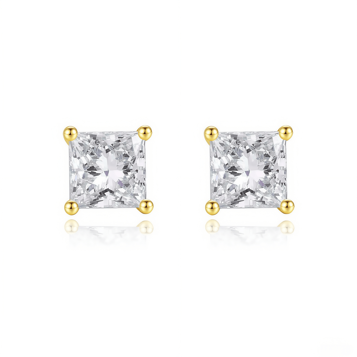 The Geometric Princess Earrings - SparkLab Gems